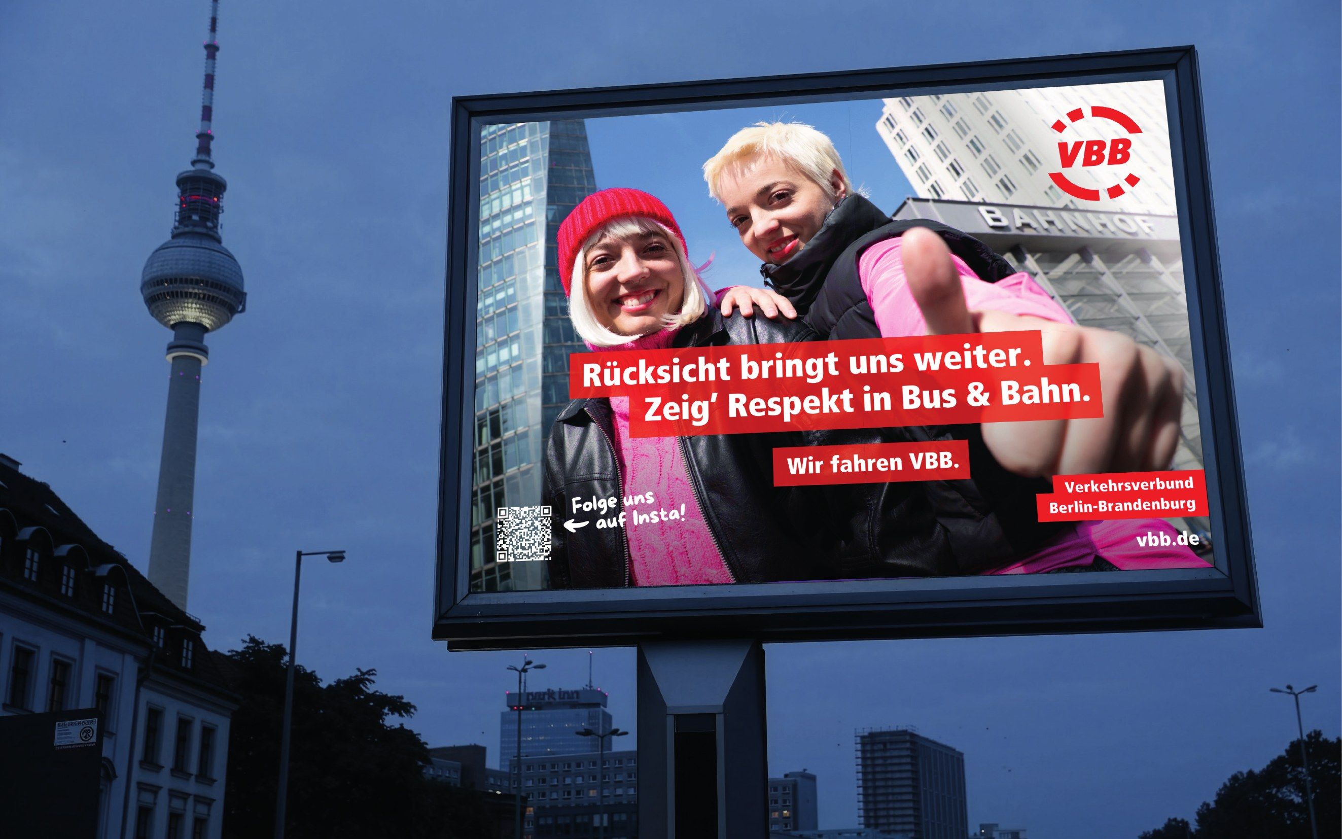 Be nice — Haltung im Nahverkehr