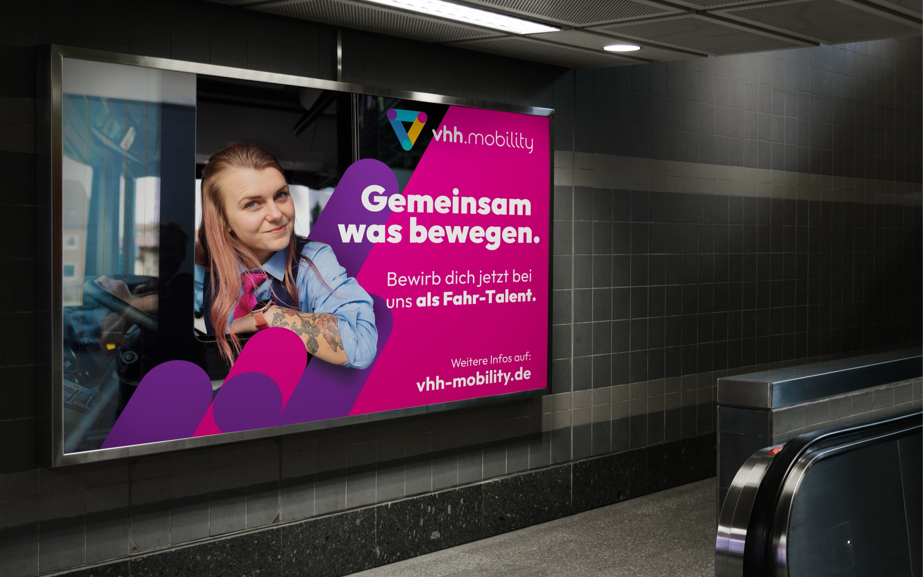 Eine Arbeitgebermarke, die den Fahrdienst füllt