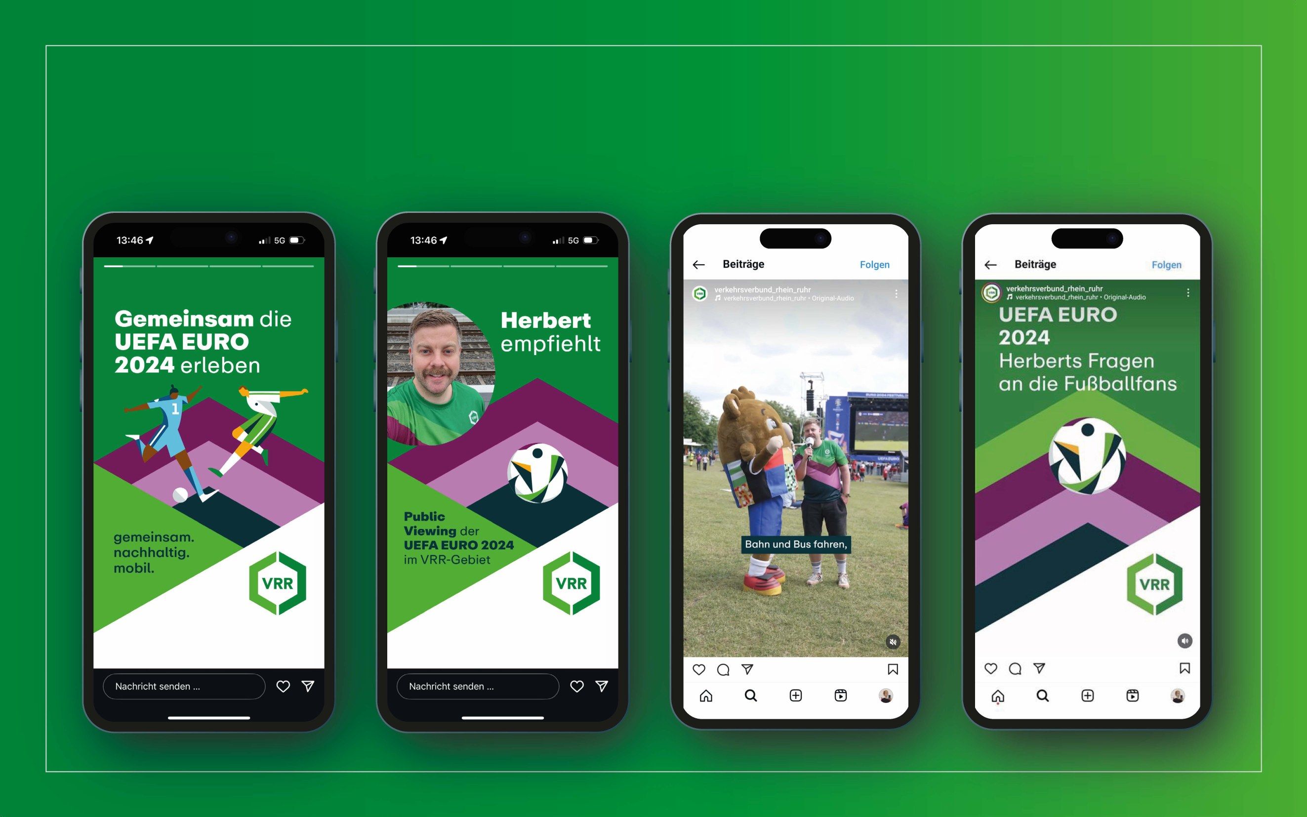Instagram-Beiträge des EM-Reporters zur UEFA EURO 2024